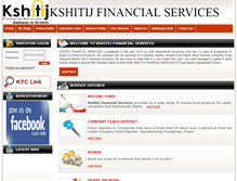 Tablet Screenshot of kshitijfinancial.com